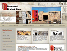 Tablet Screenshot of bmtbrickandstone.com